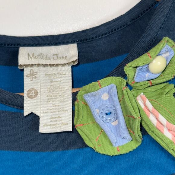 Matilda Jane Cottagecore Floral Ruffle Dress Girls 4 Playful Wonderful Parade - Picture 7 of 9